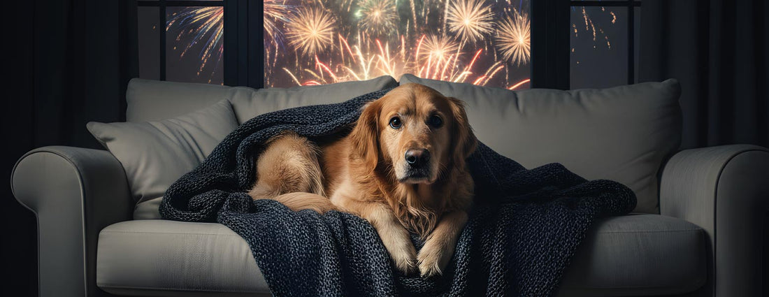 Cómo cuidar a tu perro durante las fiestas para protegerlo del ruido y la pirotecnia