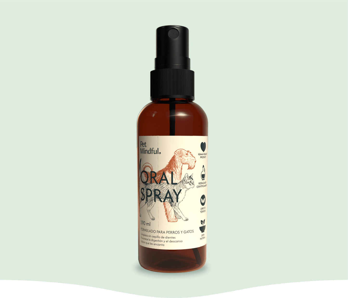 Spray Oral Natural Pet Mindful 190mL
