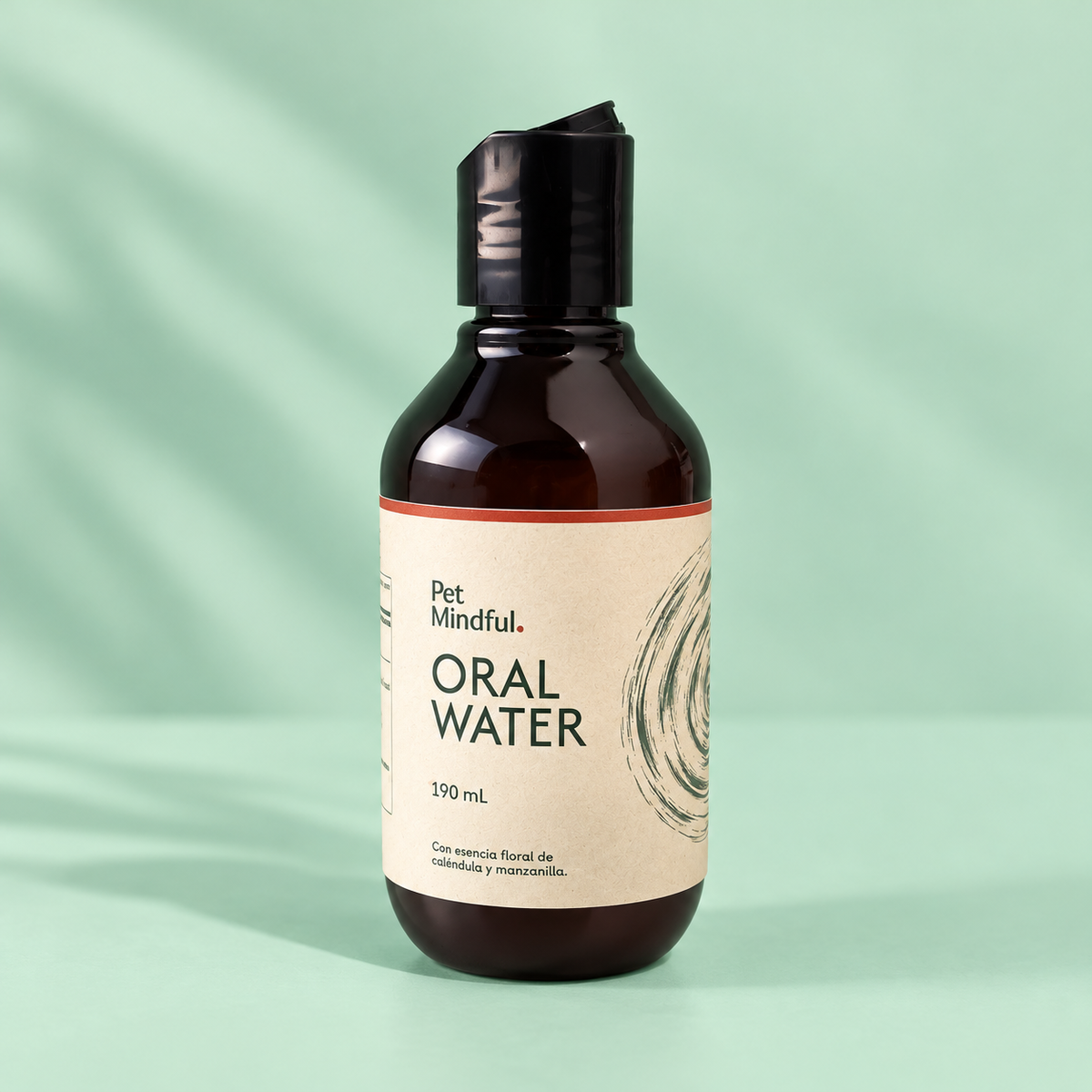 Frasco de Oral Water Pet Mindful de 190 mL